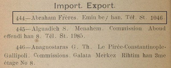 Abraham Frères - Guide pratique et indicateur des voies et communications de Constantinople et banlieue - 1920-1921