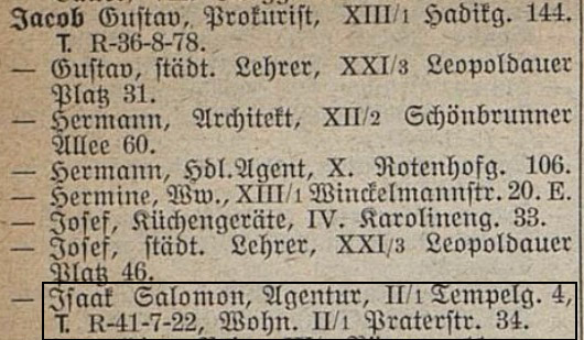 Lehmann’s Vienna Directory, 1929