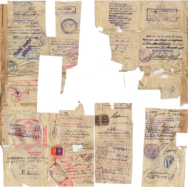 Moritz's Passport, 1922