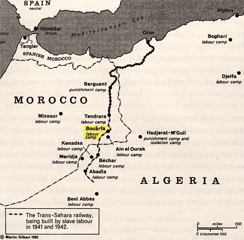 Forced Labor camps of Sahara, 1941-1942