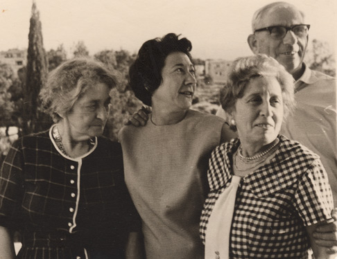 Polja, Lea, Liska and Ernst Rosenberg - Haifa,1962.
