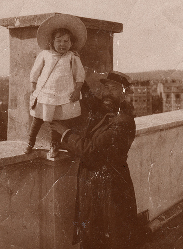 Israel Auerbach with Lea, Cospoli