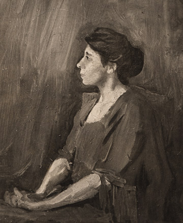 Bertha Auerbach (Datnowsky) - Oil painting