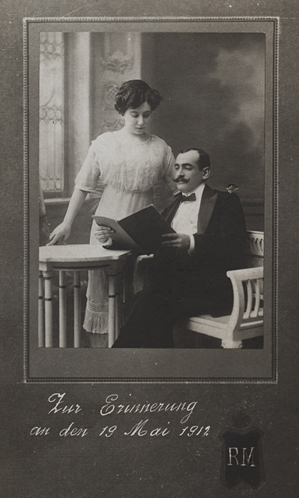 Ronya and Moritz, Constantinople, wedding. 1912