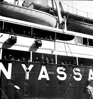 Nyassa - arrival in Haifa