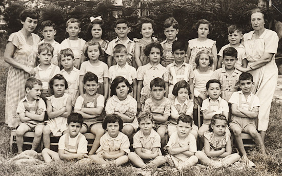 Toni, kindergarten, Tel-Aviv, 1949