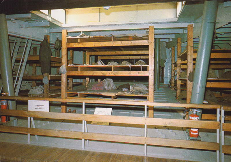 Bunk beds in an Alyah Bet ship.